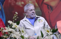 Sindicato em ato de apoio à presidenta Dilma Rousseff 07/08/2014